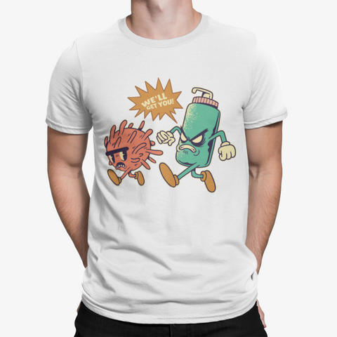 White Get-em T-Shirt
