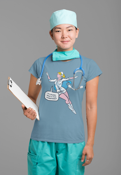 Steel Blue I'm a Nurse T-shirt