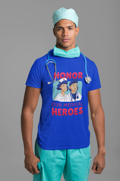 Blue Honor our Medical Hero's T-Shirt